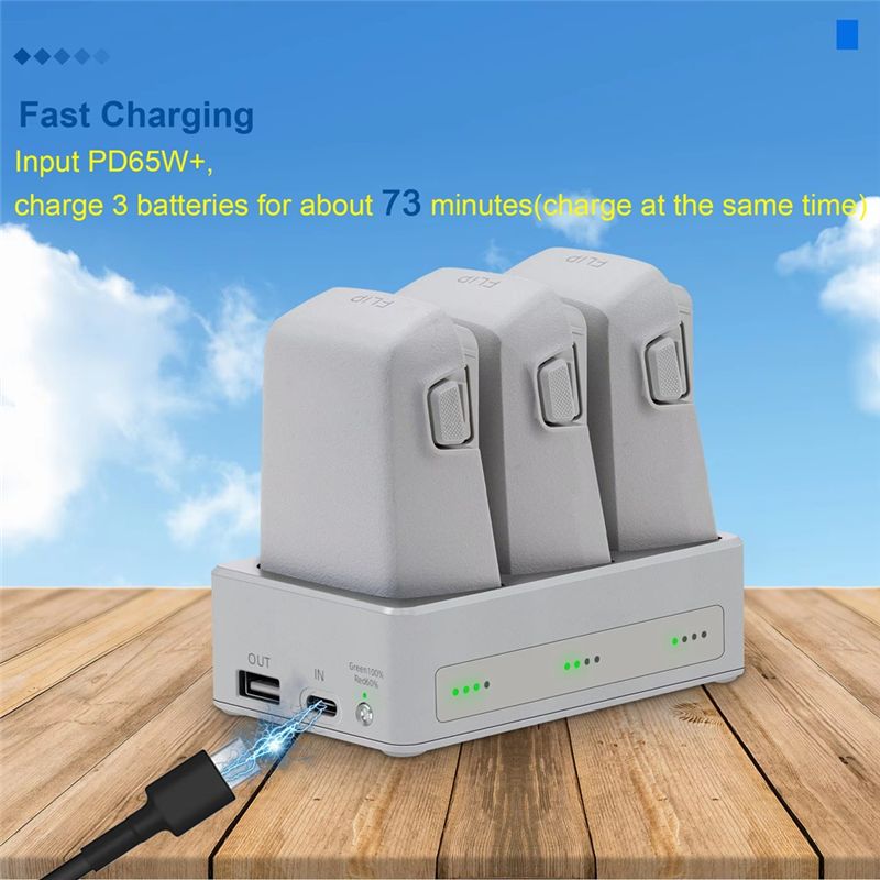 B92B: estación de carga triple - Drone Charging Hub reseña y precio
